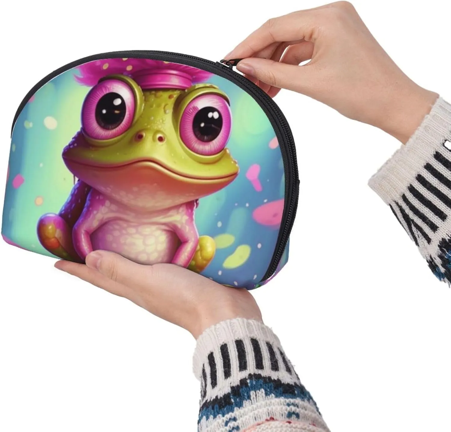Small Coin Purse Cute Change Purse Compatible with Cute Cartoon Frog Love Heart for Women Zipper Coin Pouch, Mini Coin Bag Pouch for Women