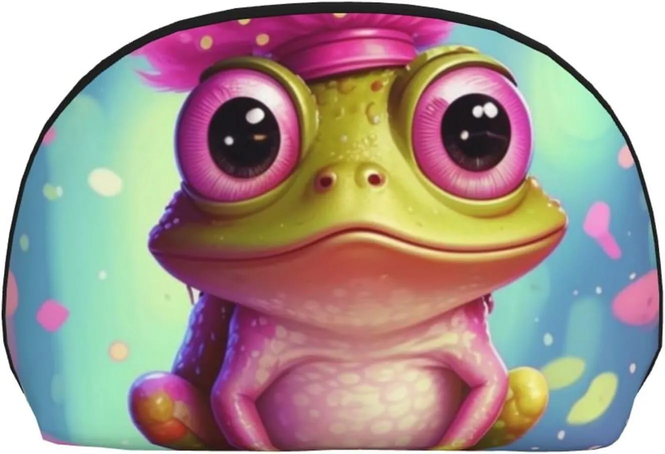 Small Coin Purse Cute Change Purse Compatible with Cute Cartoon Frog Love Heart for Women Zipper Coin Pouch, Mini Coin Bag Pouch for Women