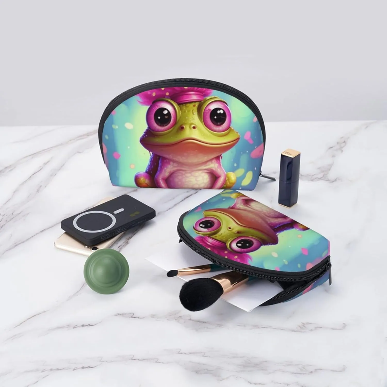 Small Coin Purse Cute Change Purse Compatible with Cute Cartoon Frog Love Heart for Women Zipper Coin Pouch, Mini Coin Bag Pouch for Women