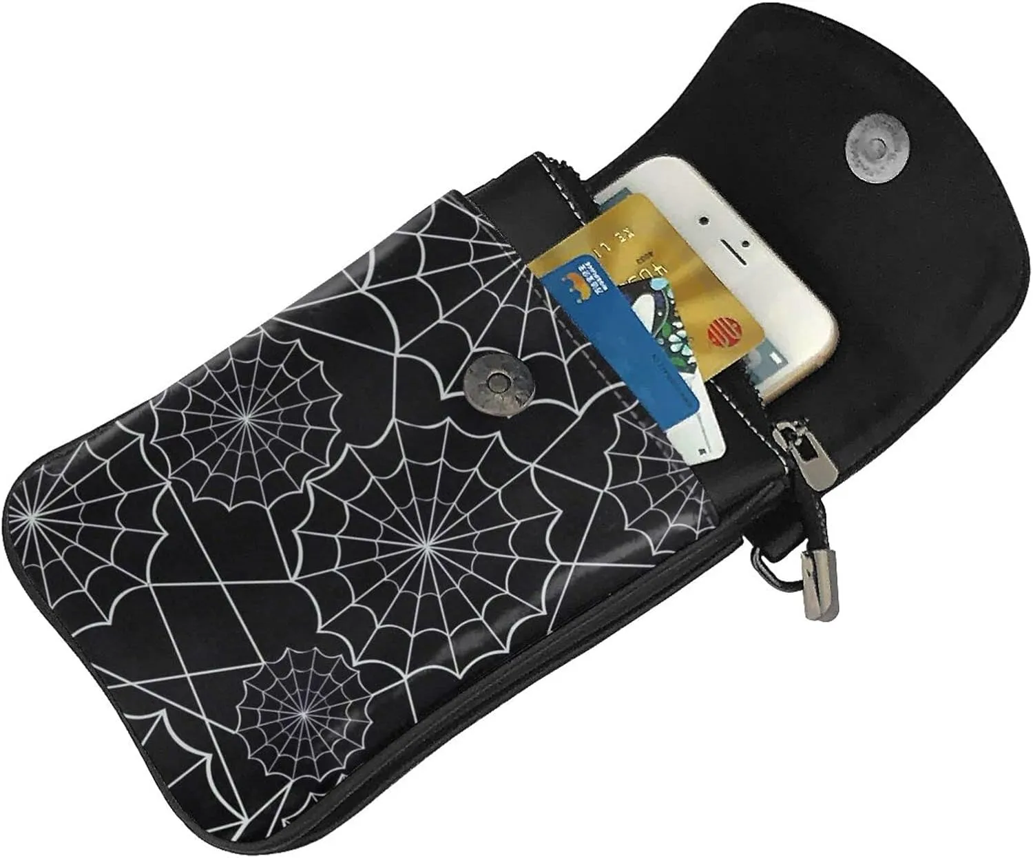 Small Crossbody Bag For Women,Leather Phone Purse Women'S Shoulder Handbags Wallet Purse -Sunflowers And Butterflies