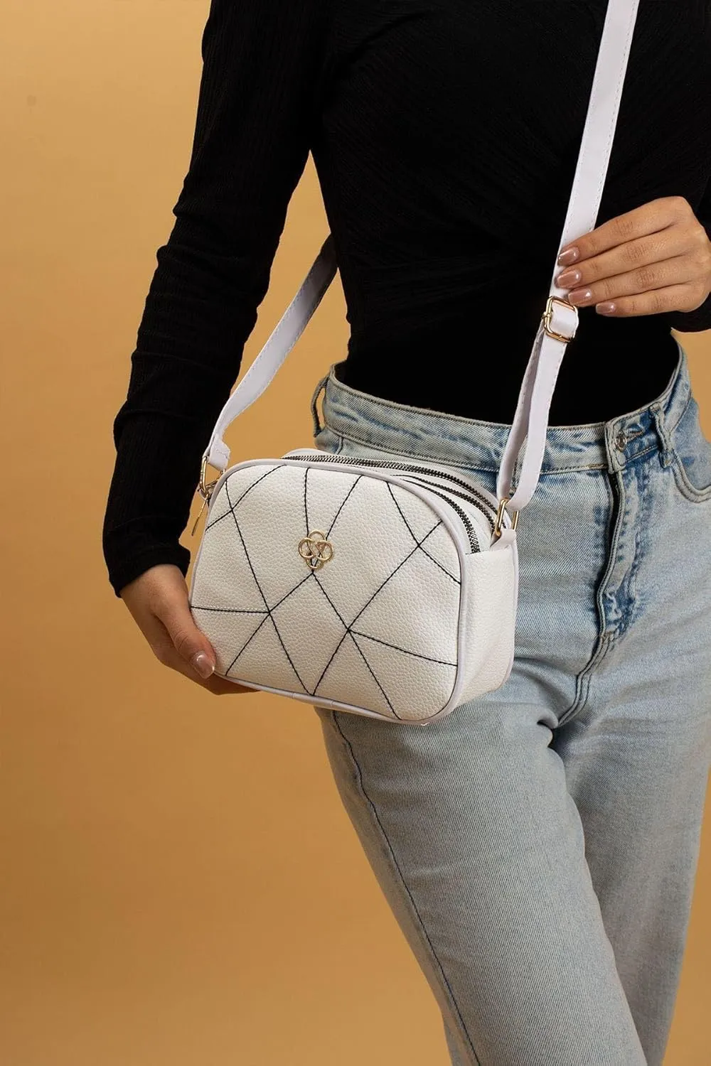 Small Shoulder Handbags, Women's Multi-Pocket Shoulder Bag