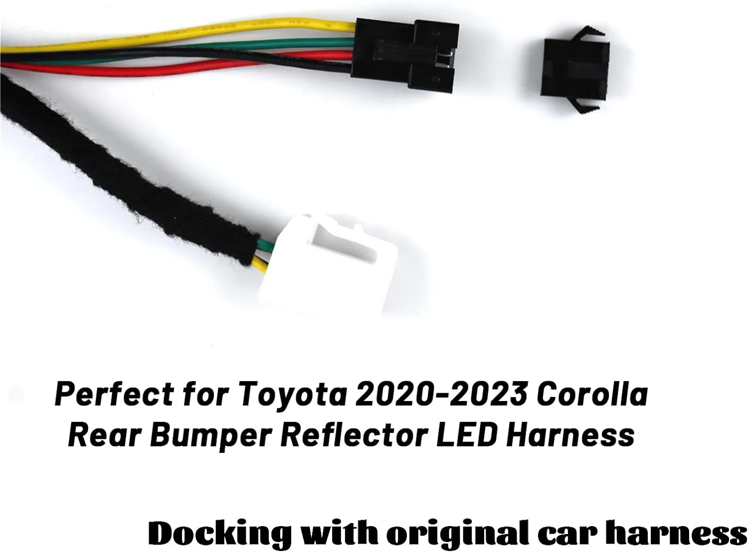 Smoked LED Rear Bumper Reflectors Fog Brake Tail Light Sequential Turn Signal Lamps Accessories Kit For 2020 2021 2022 2023 Toyota Corolla L LE SE (Rear Fog Light B)