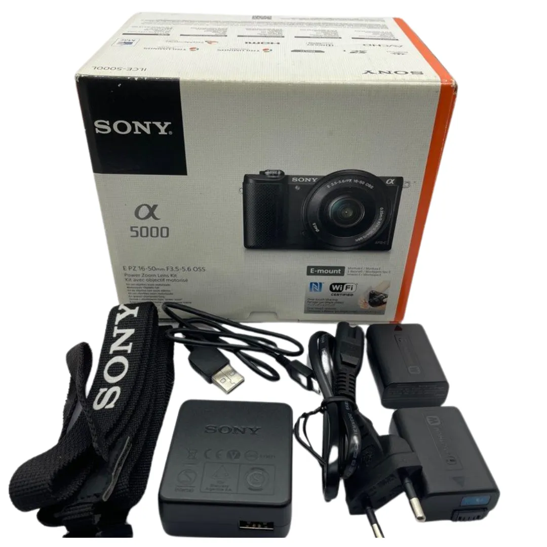 Sony Alpha a5000 Mirrorless Digital Camera with 16-50mm OSS Lens