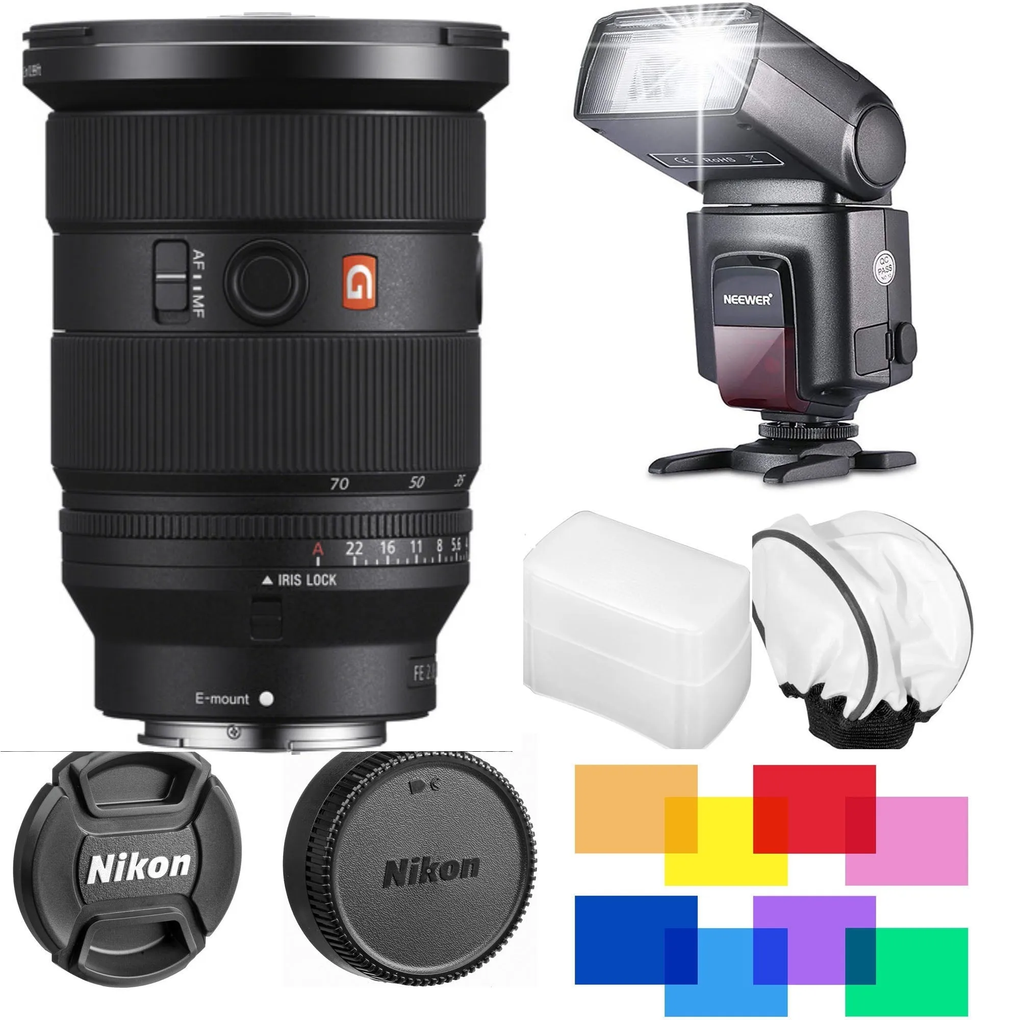 Sony FE 24-70mm f/2.8 GM II Lens Flash Bundle