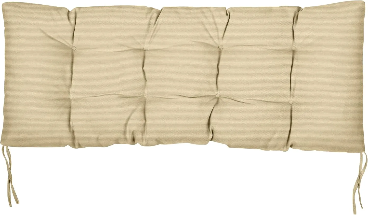 Sorra Home Sunbrella Canvas Bench Cushion, 48 x 19 x 3, Tan