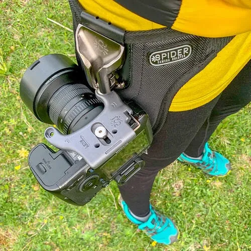 SpiderPro Camera Holster Plate and Pin v2