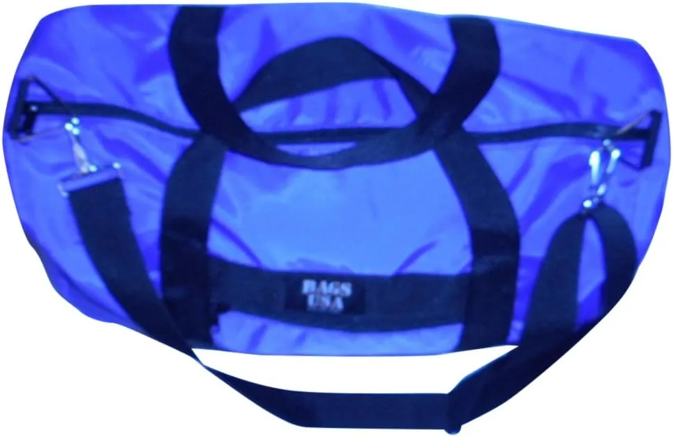 Sport Gym Or Travel Bag With Side Pocket To Hold Id,Keys Or Cellphone Made in USA. Made In USA.