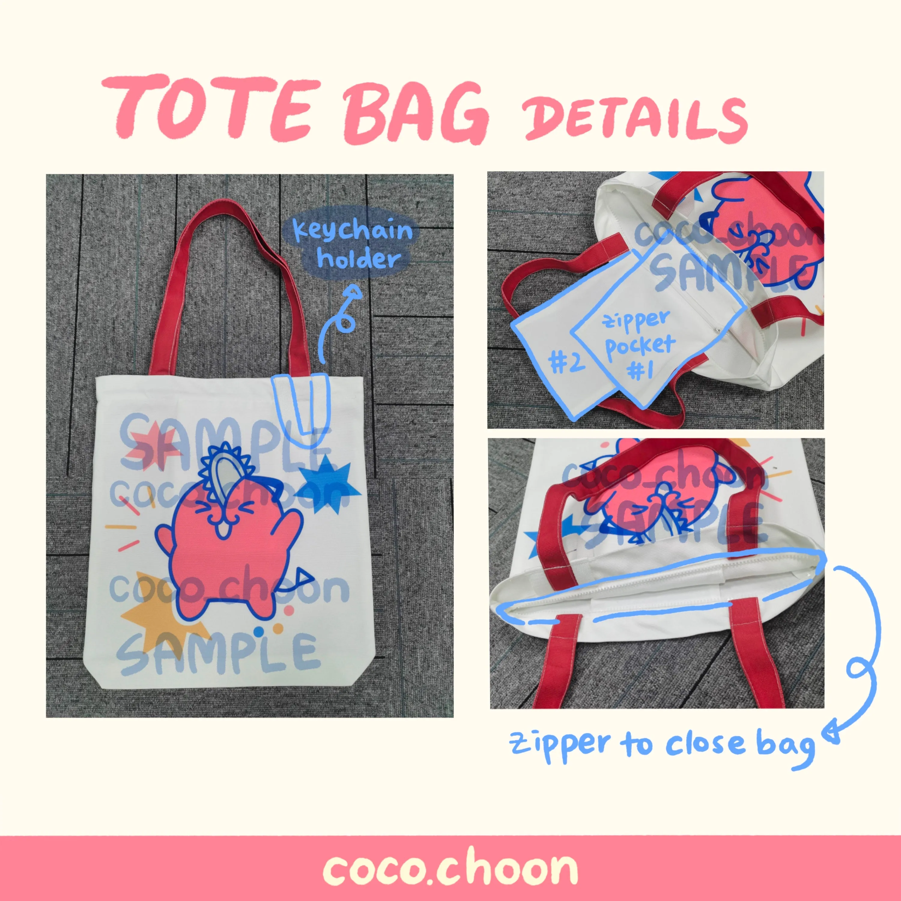 Spring Bun tote