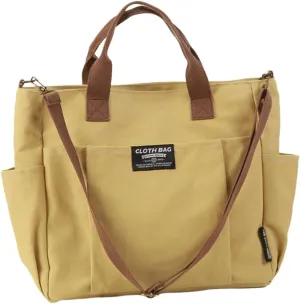 Stylish Canvas Crossbody Bag with Ample Pockets Casual Shoulder Bags Handbag for Shopping and Commuting Essential