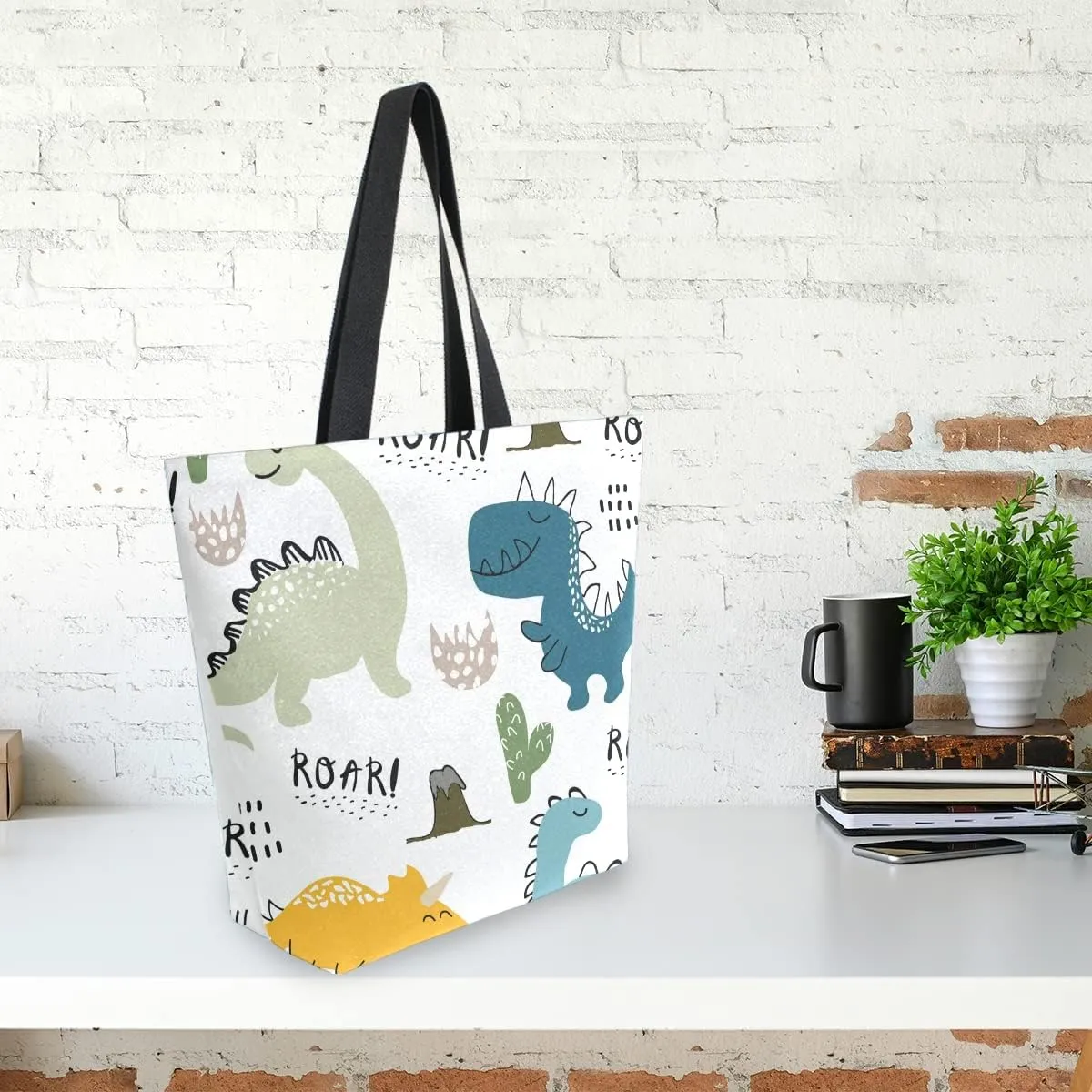 SUABO Tote Bag Kitchen Reusable Grocery Bags Canvas Shopping Bag for Outdoor