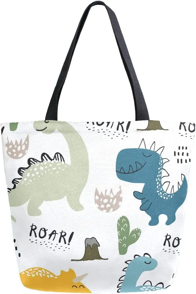 SUABO Tote Bag Kitchen Reusable Grocery Bags Canvas Shopping Bag for Outdoor