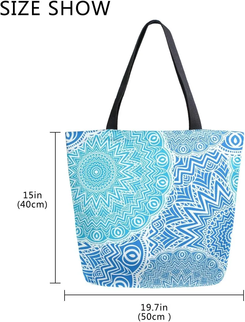 SUABO Tote Bag Reusable Grocery Bags Women Canvas Shopping Bag for Outdoor