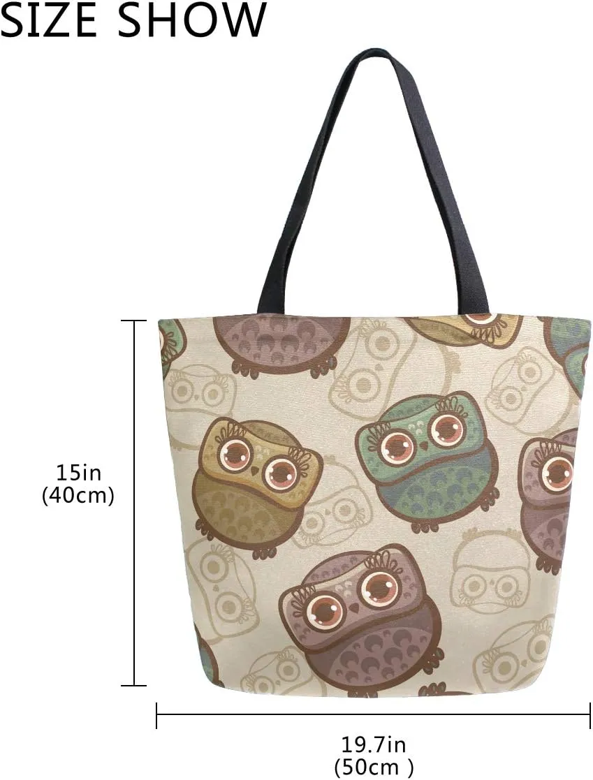 SUABO Tote Bag Reusable Grocery Bags Women Canvas Shopping Bag for Outdoor