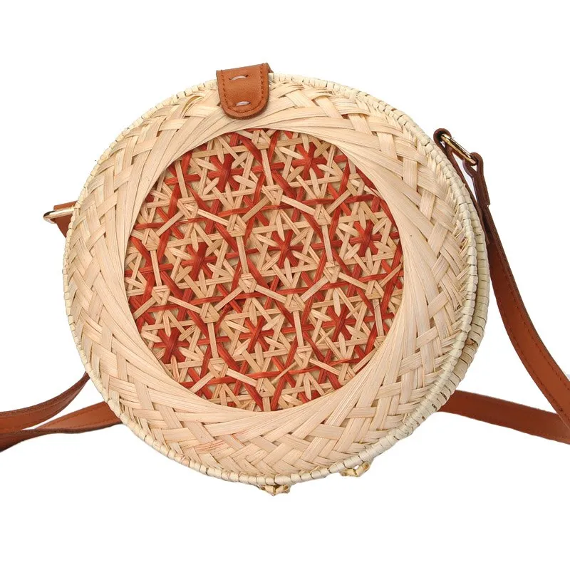 Summer Circle Straw Bags