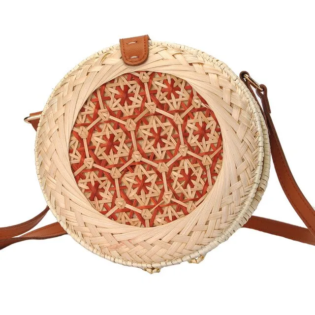 Summer Circle Straw Bags