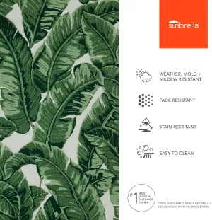 Sunbrella Fabric by The Yard | Official Sunbrella Seller | Indoor or Outdoor Upholstery Fabric for Chairs, Cushions, Drapery, Pillows, Furniture | Tropics Jungle
