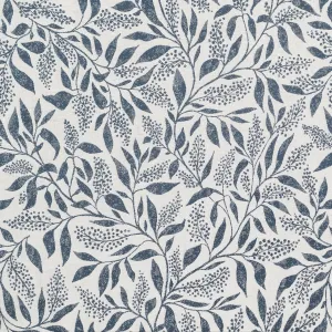 Sunbrella Floral Fabric by The Yard | Official Sunbrella Seller | Indoor or Outdoor Upholstery Fabric for Chairs, Cushions, Drapery, Pillows, Furniture | Exquisite II Indigo