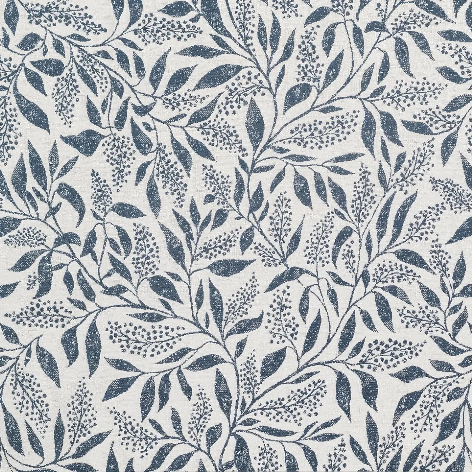 Sunbrella Floral Fabric by The Yard | Official Sunbrella Seller | Indoor or Outdoor Upholstery Fabric for Chairs, Cushions, Drapery, Pillows, Furniture | Exquisite II Indigo