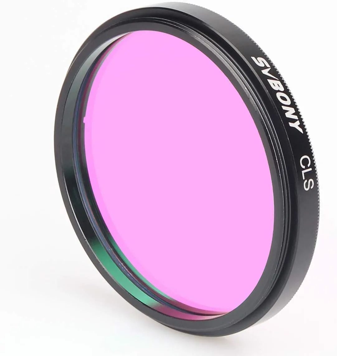 SVBONY Telescope Filter 2 inches CLS Filter City Light Pollution Reduction Filter Broadband Filter Suitable for Deep Sky Visual Astronomical Photography
