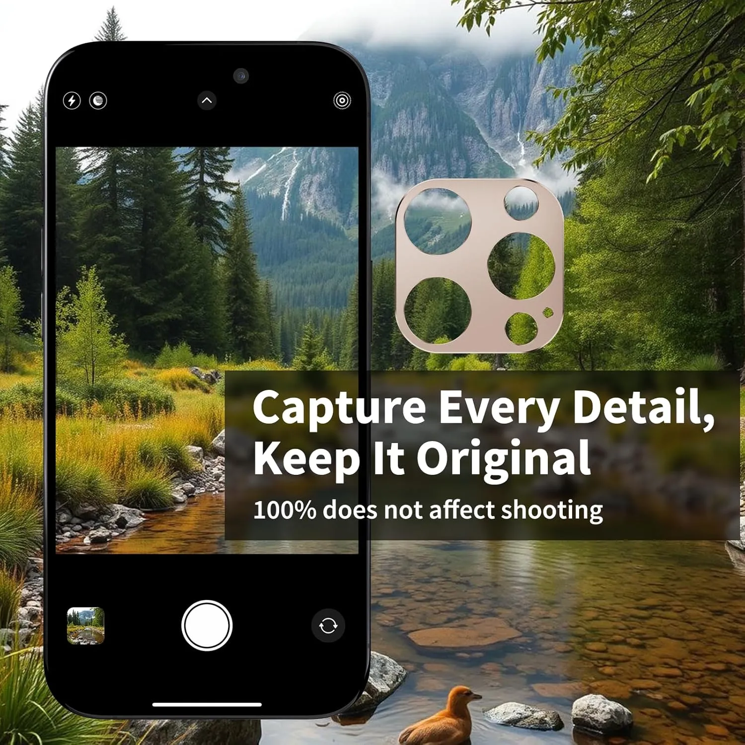 SWITCHEASY LenShield Aluminum Alloy Camera Lens Protector for 2024 iPhone 16 6.3" Pro, 16 6.9" Pro Max - Titanium