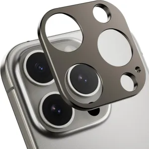 SWITCHEASY LenShield Aluminum Alloy Camera Lens Protector for 2024 iPhone 16 6.3" Pro, 16 6.9" Pro Max - Titanium