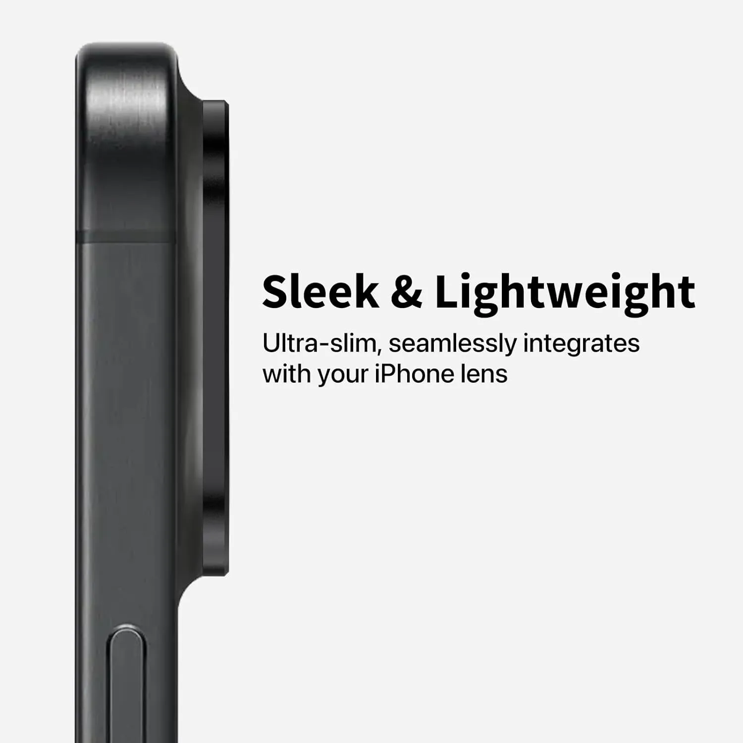 SWITCHEASY LenShield Aluminum Alloy Camera Lens Protector for 2024 iPhone 16 6.3" Pro, 16 6.9" Pro Max - Titanium