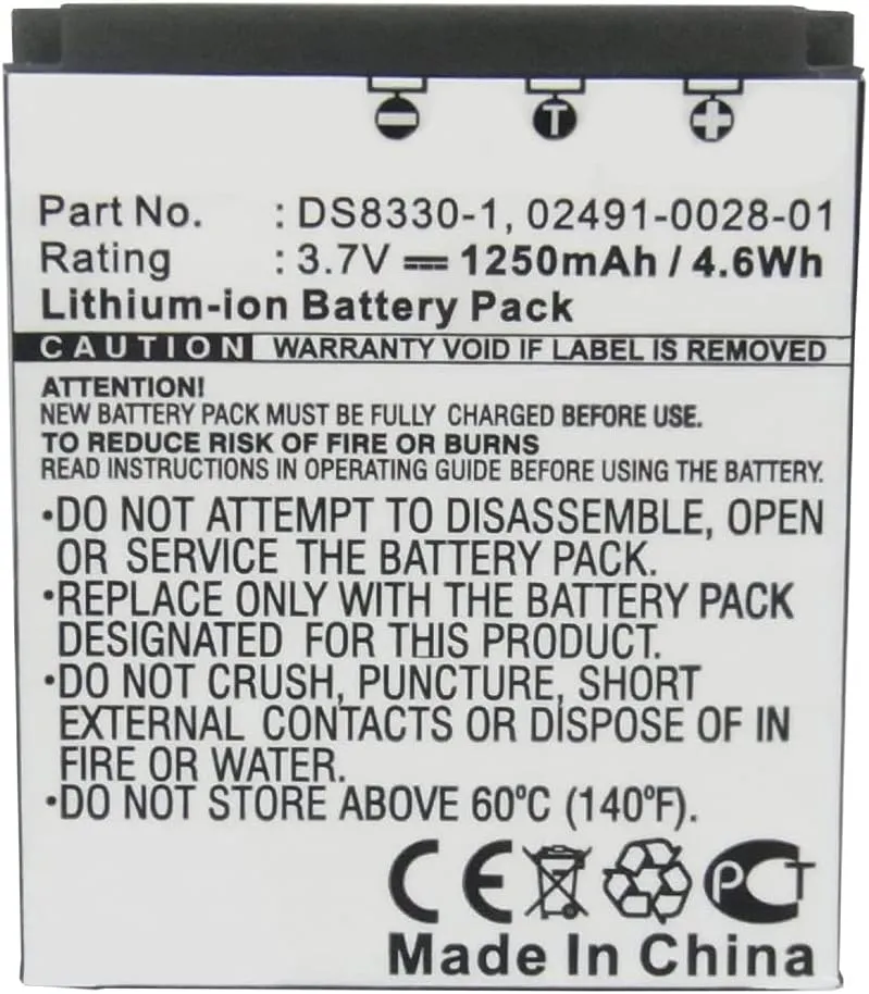 Synergy Digital Camera Battery, Compatible with Minox 02491-0028-01 Digital Camera, (Li-ion, 3.7V, 1250mAh) Ultra High Capacity, Replacement for Acer BT.8530A.001 Battery
