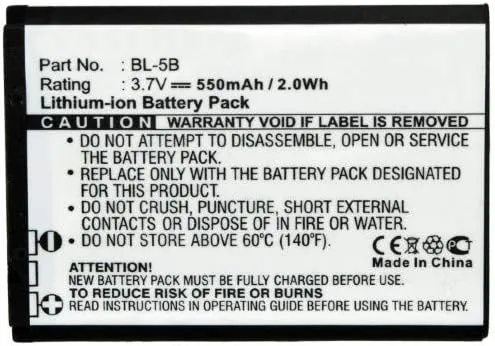 Synergy Digital Camera Battery, Compatible with Minox Digital Classic DCC 5.1 Digital Camera, (Li-ion, 3.7, 550mAh) Ultra High Capacity, Replacement for iSpan BTA002 Battery