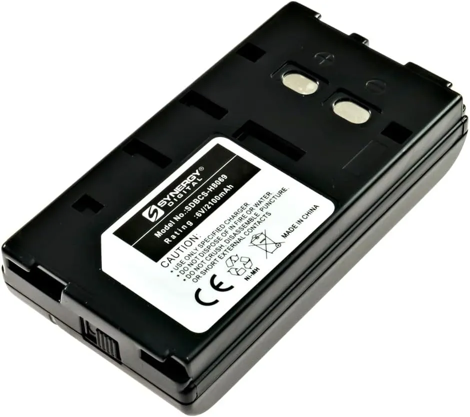 Synergy Digital Camera Battery, Compatible with Sony CCD-V88 Digital Camera, (Ni-MH, 6V, 2100mAh) Ultra High Capacity, Replacement for Sony NP-55 Battery