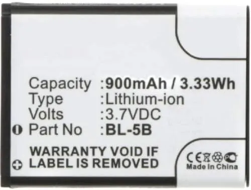 Synergy Digital Camera Battery, Compatible with Vertu Constellation Digital Camera, (Li-ion, 3.7, 900mAh) Ultra High Capacity, Replacement for iSpan BTA002 Battery