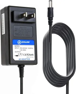 T POWER 12V Charger for Vivint Ping Camera V-CAM1 CM01 SmartHome Vivint ADC-V620PT ADC-V620 Hoioto ADS-26FSG-12 12018EPCU Airvana HubBub C1-600-RT Power Supply Cord Ac Dc Adapter