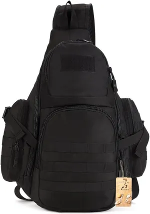 Tactical Backpack Single Shoulder Bag Portable Sling Pack Crossbody Chest Bag