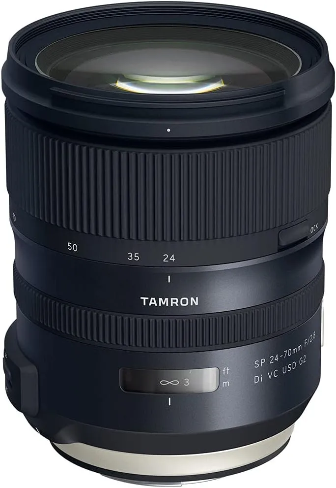 Tamron 24-70mm f/2.8 G2 Di VC USD SP Zoom Lens (for Canon EOS Cameras) (International Model) No Warranty