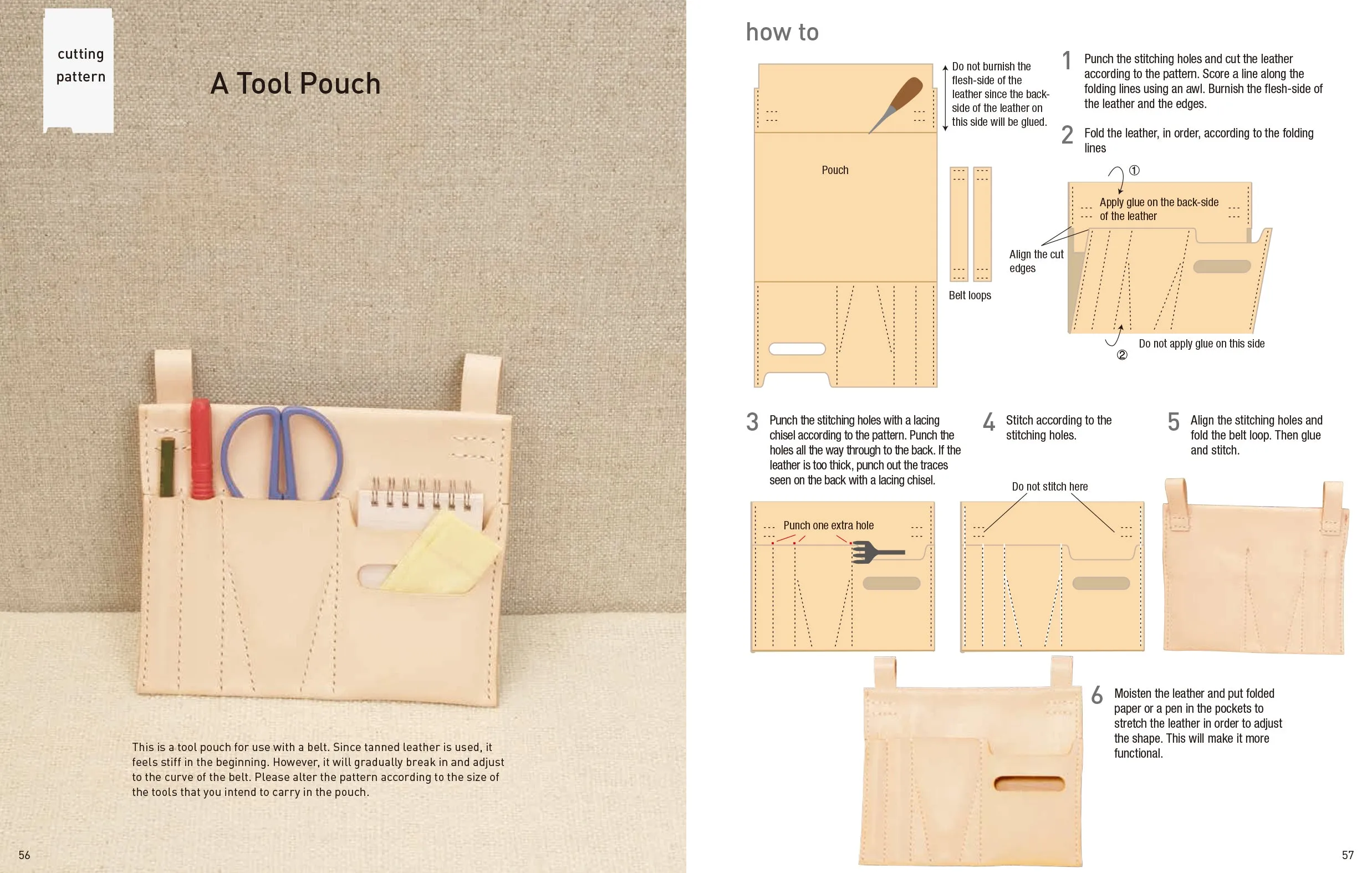 Tanned Leather Hand-Made Bags