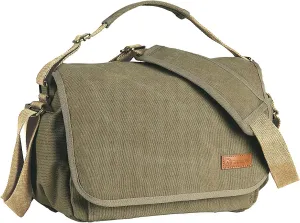 TARION Canvas Camera Bag Crossbody - Vintage Photo Bag DSLR Camera Messenger Bag Single Shoulder Bag Photo Bag Case RS-01