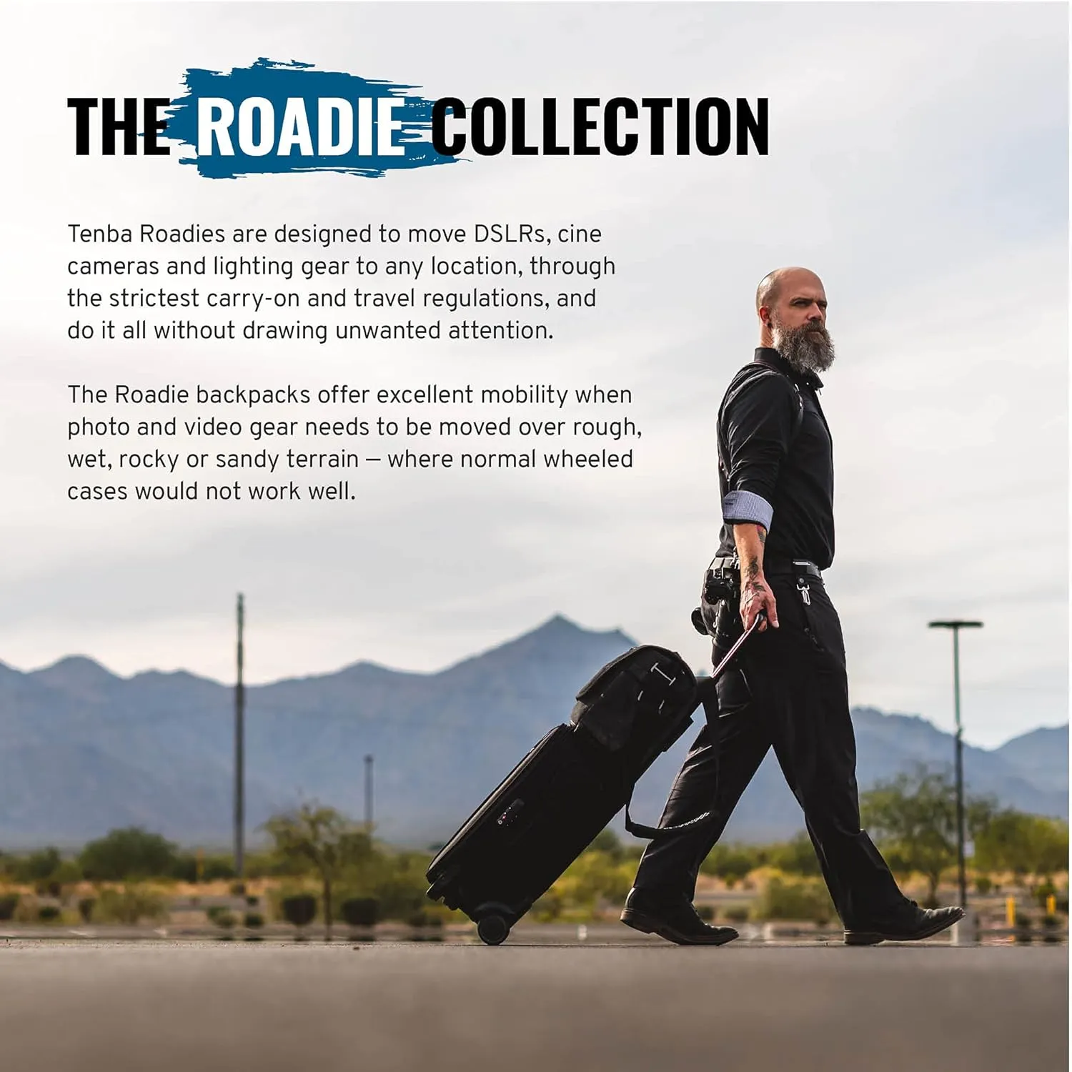 Tenba Roadie Roller 24 Extra-Capacity Camera Bag with Wheels (638-714)