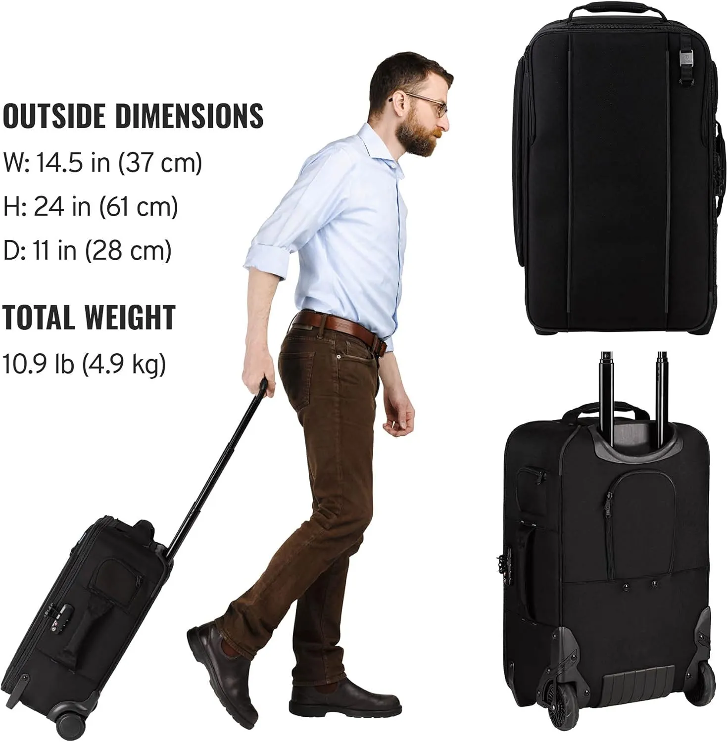 Tenba Roadie Roller 24 Extra-Capacity Camera Bag with Wheels (638-714)