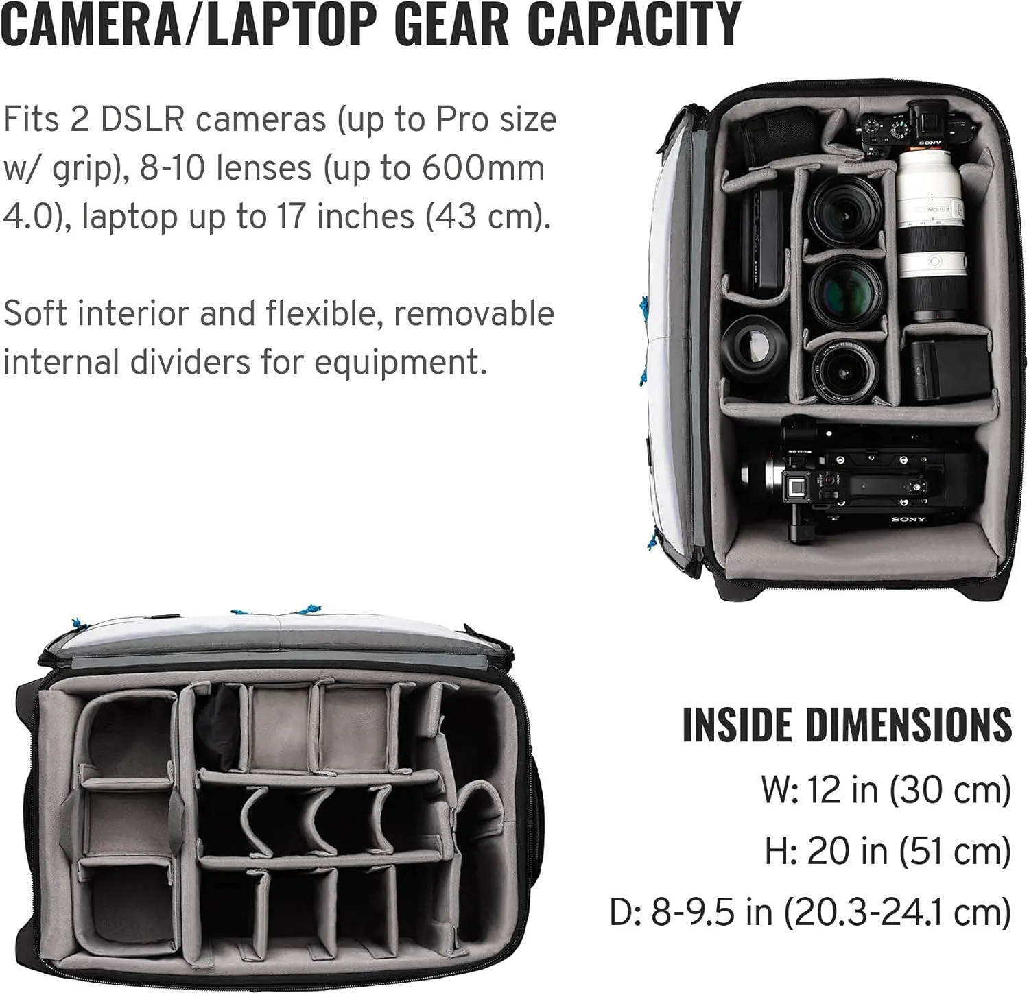 Tenba Roadie Roller 24 Extra-Capacity Camera Bag with Wheels (638-714)