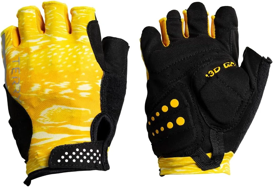 Terry Touring Gel Cycling Gloves for Women Half Finger Padded Shock Absorbing Performance Bike MTB Road Biking Gloves