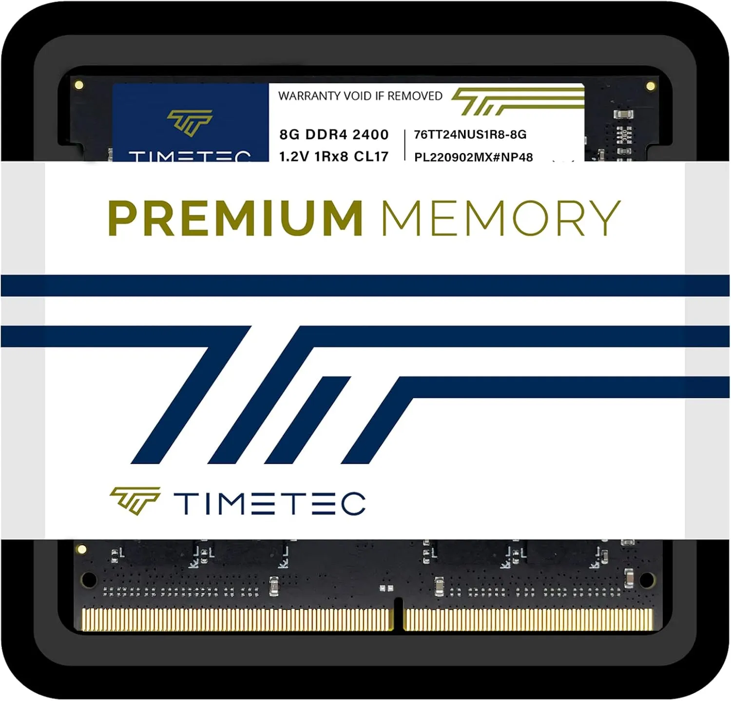 Timetec Hynix IC DDR4 2400MHz PC4-19200 Unbuffered Non-ECC 1.2V CL16 1Rx8 Single Rank 260 Pin SODIMM Laptop Notebook Computer Memory RAM Module Upgrade (Dual Rank 8GBK2)
