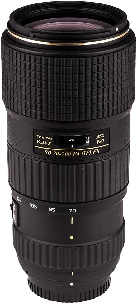 Tokina ATXAF720FXN 70-200mm f/4 Pro FX VCM-S Lens for Nikon (Renewed)