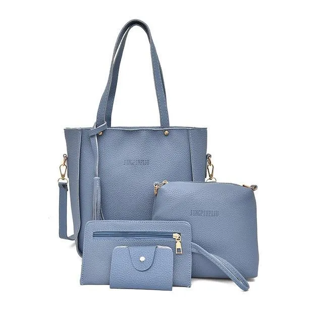 Top-Handle Tassel Handbag Fashion Shoulder