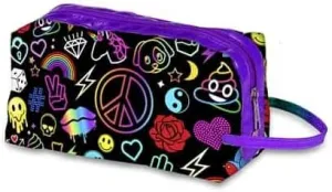 Top Trenz COS-FLE1 Cosmetic Bags -Fleek, Purple