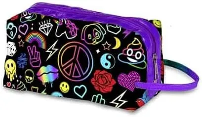 Top Trenz COS-FLE1 Cosmetic Bags -Fleek, Purple