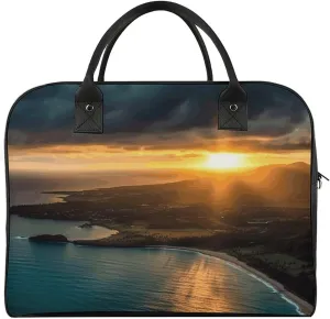 Tote Bag for Women Laptop Tote Bag Personal Item Travel Bag Sunrise Over Hawaii Casual Handbag Carry on Bag