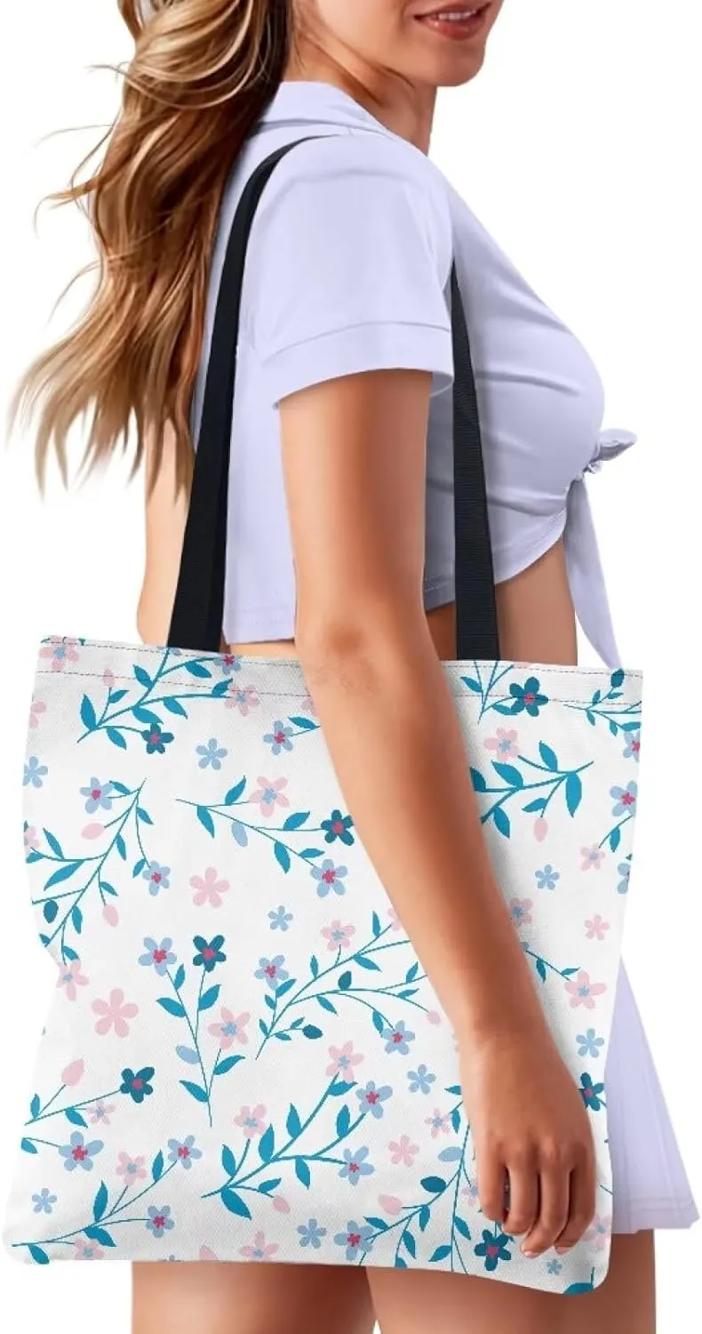 Tote Bag for Women Large Groceries Canvas Bags Patterned Canvas Tote Bag
