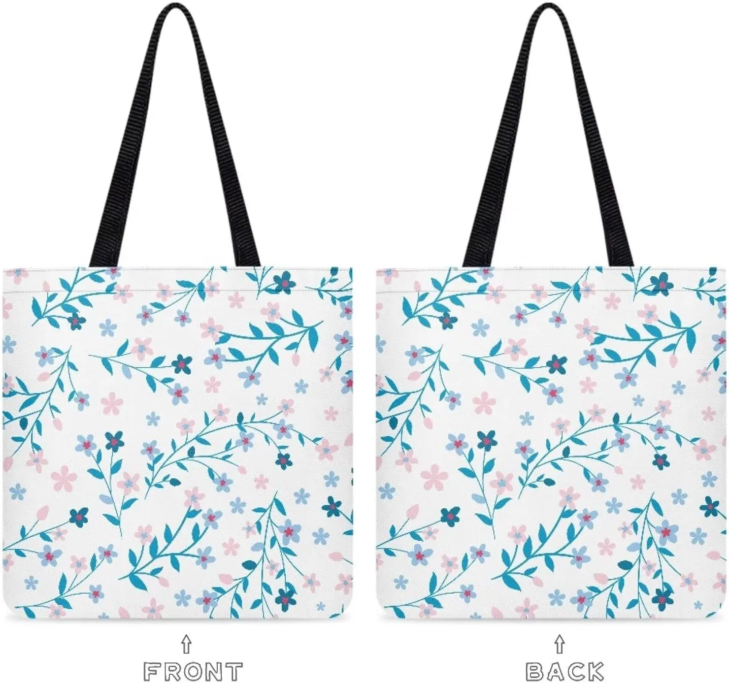 Tote Bag for Women Large Groceries Canvas Bags Patterned Canvas Tote Bag