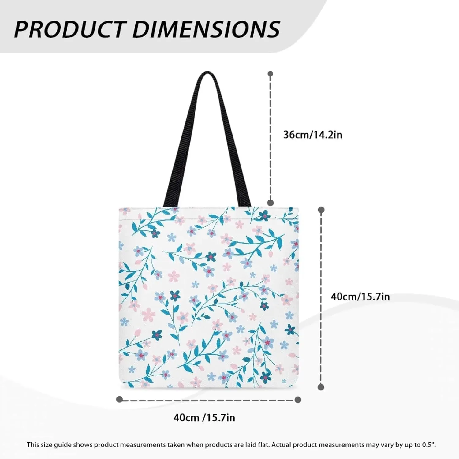 Tote Bag for Women Large Groceries Canvas Bags Patterned Canvas Tote Bag