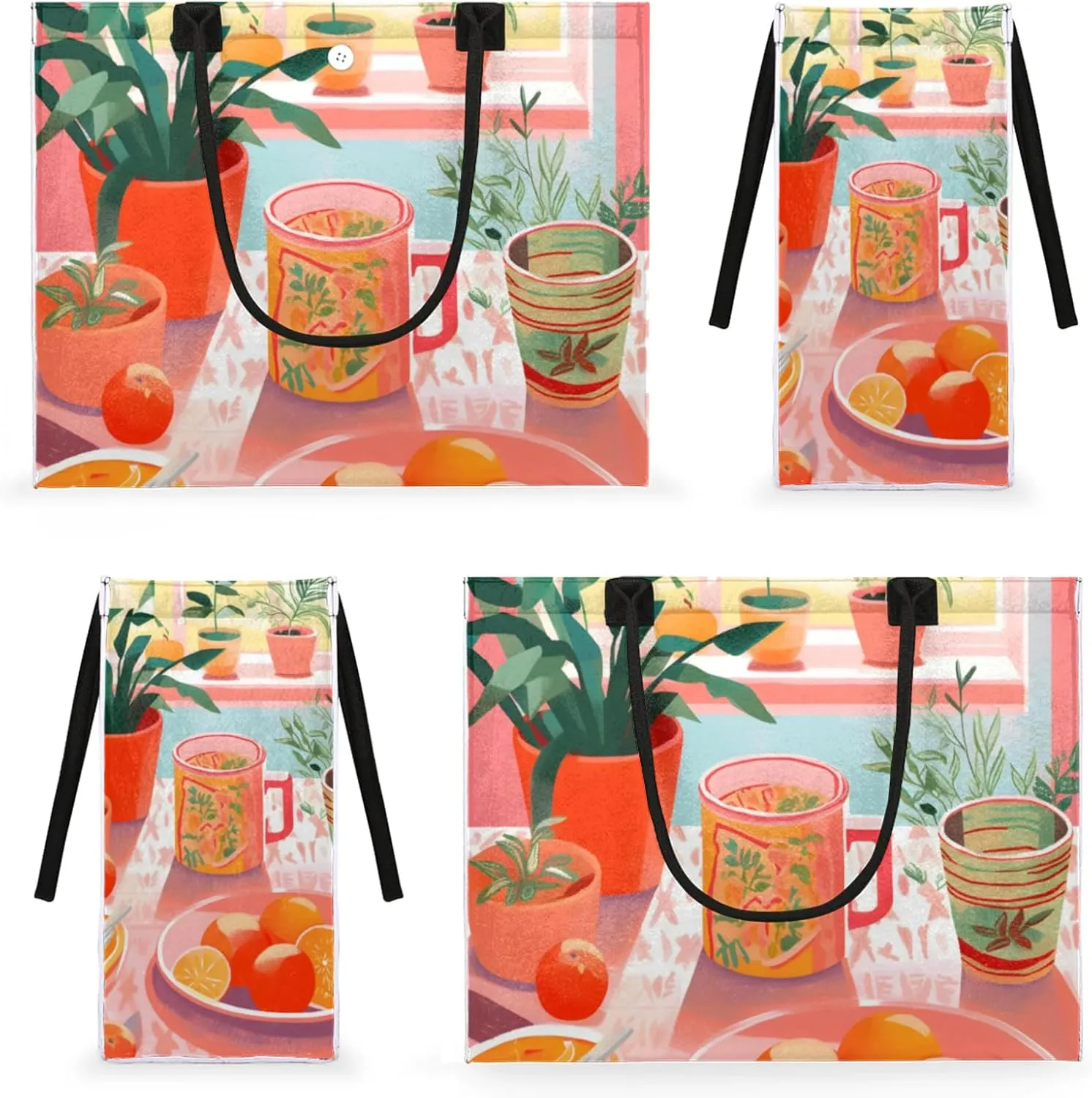 Tote Bag for Women Reusable Canvas Shoulder Bag