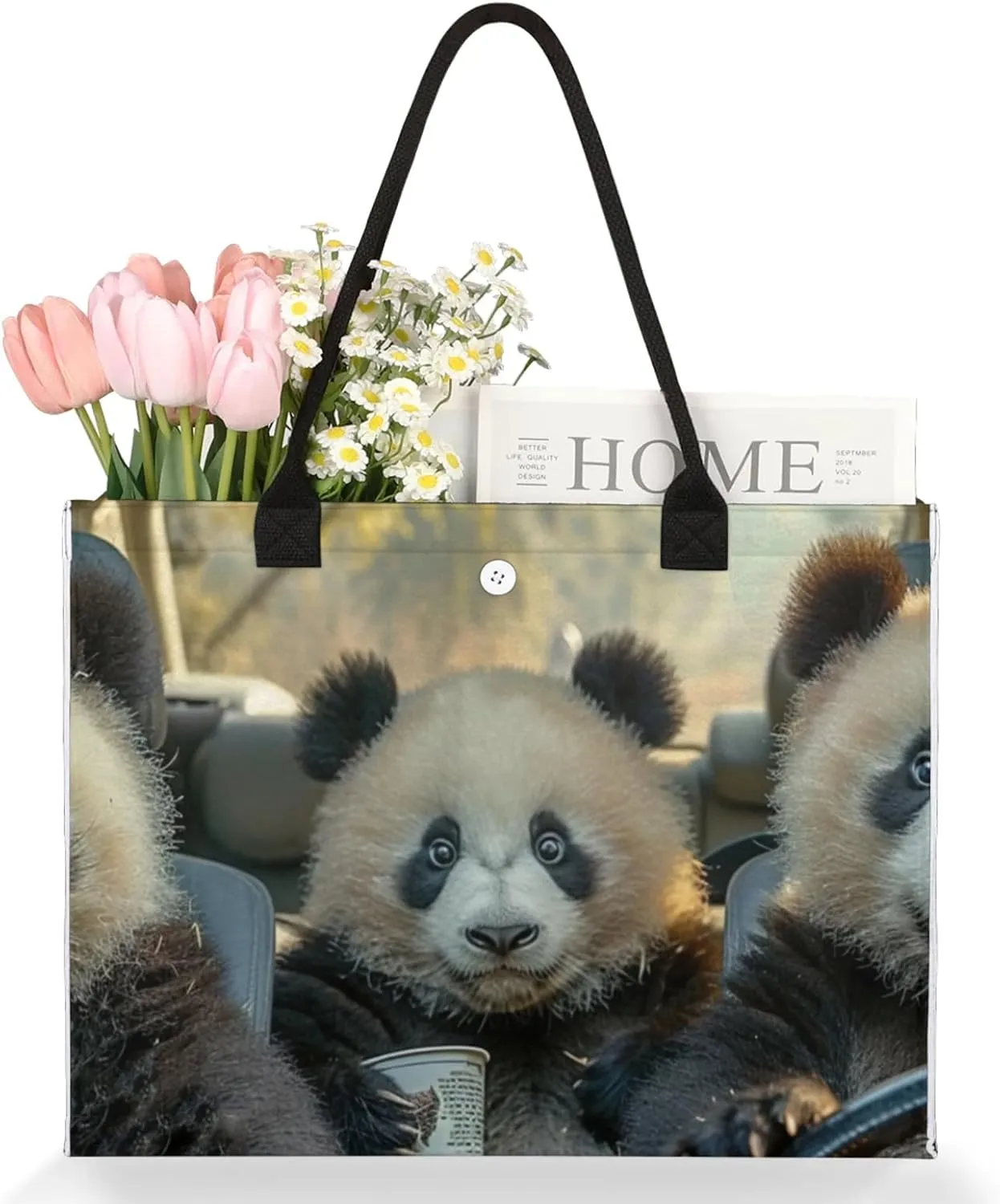 Tote Bag for Women Reusable Canvas Shoulder Bag
